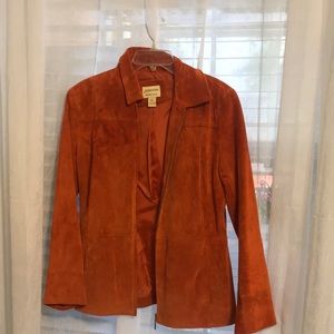 St. Johns Bay washable suede jacket